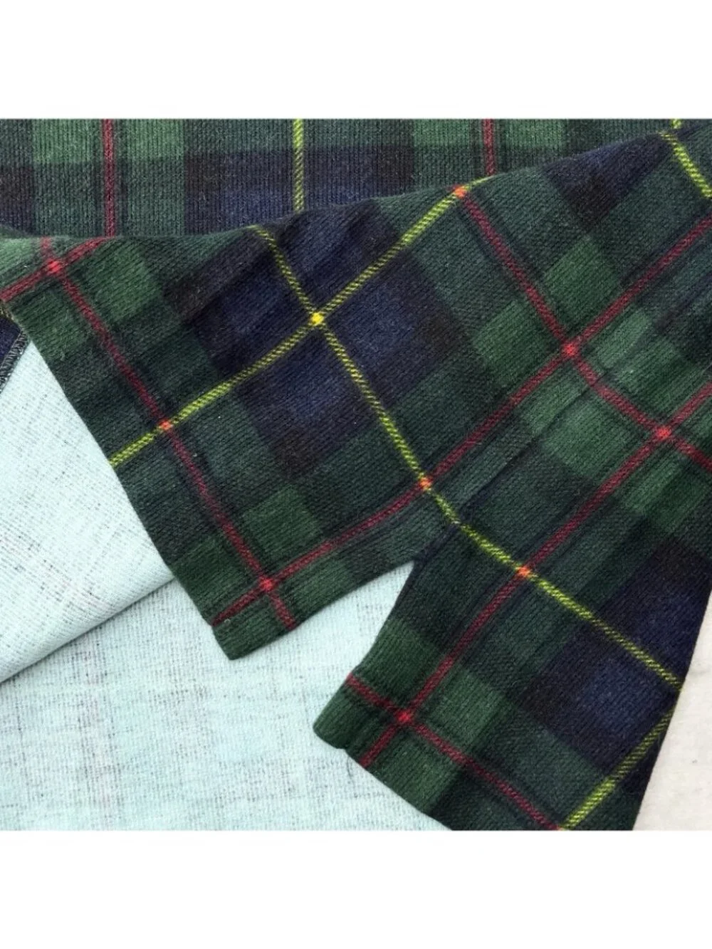 Polo Ralph Lauren Tartan Estate-Rib Pullover Sweater Men’s Small 1/4 Zip Plaid